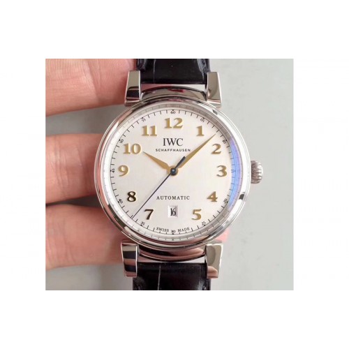 IWC Da Vinci IW356601 SS MKF 1:1 Best Edition White Dial SS A2892