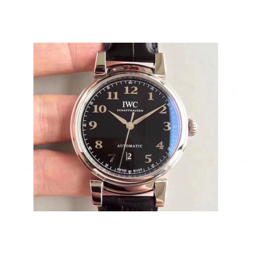 IWC Da Vinci IW356601 SS MKF 1:1 Best Edition Black Dial SS A2892