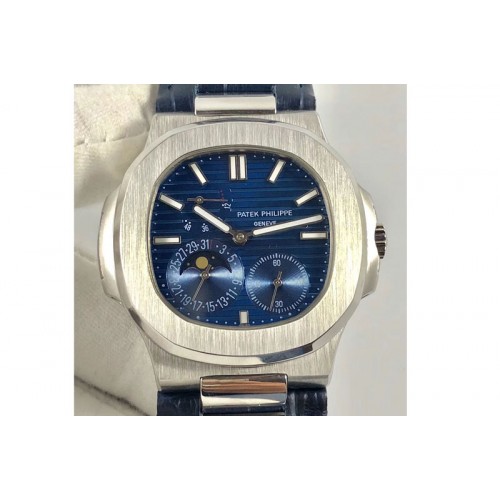 Patek Philippe Nautilus 5724G Moonphase SS/LE Blue Dial