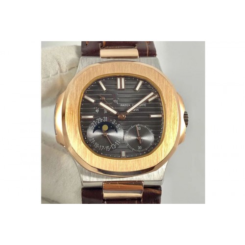 Patek Philippe Nautilus 5724G Moonphase RG/LE Grey Dial