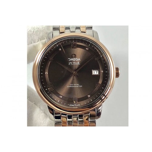 Omega De Ville RG MKF 1:1 Best Edition Brown Dial A2824