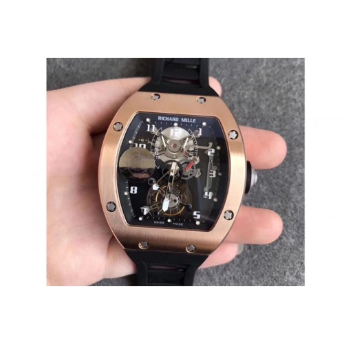 Richard Mille RM001 RG Real PR JBF SS Bezel Skeleton Dial on Black Rubber Strap Asian Tourbillon Richard Mille RM001 RG Real PR JBF SS Bezel Skeleton Dial on Black Rubber Strap Asian Tourbillon