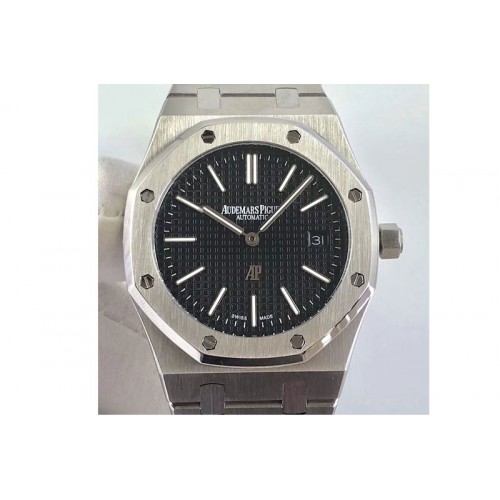 Audemars Piguet Royal Oak 39mm 15202 SS Black Dial on SS Bracelet MIYOTA9015