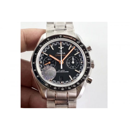 Omega SpeedMaster MoonWatch SS OMF 1:1 Best Edition White Dial Orange Handset on SS bracelet A9900