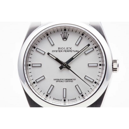 Rolex Oyster Perpetual 39mm 114300 904L SS ARF 1:1 Best Edition White Dial on 904L Bracelet SH3132 Rolex Oyster Perpetual 39mm 114300 904L SS ARF 1:1 Best Edition White Dial on 904L Bracelet SH3132