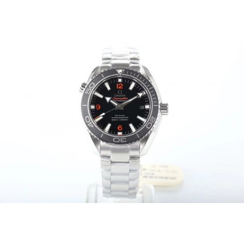 Omega Planet Ocean Professional Ceramic Bezel (Orange markers) 42mm MKS 1:1 Best Edition on SS Bracelet VS8500