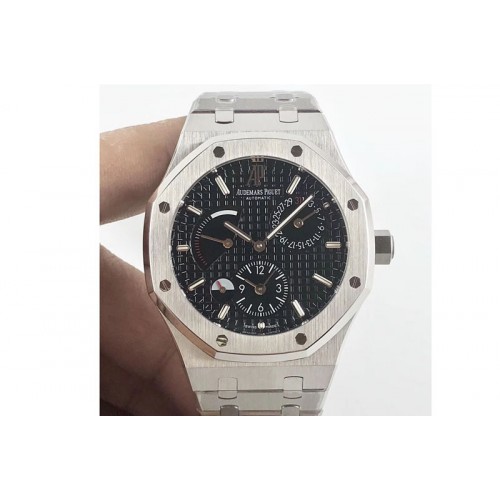 Audemars Piguet Royal Oak 41mm 26120 SS TWA Best Edition Black Dial on SS Bracelet A2329