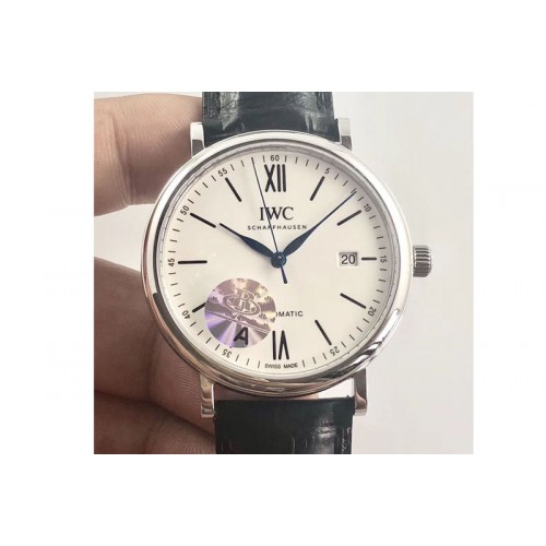 IWC Portofino Automatic Edition IW356519 "150 Years"  R Factory White Dial  M9015 Witch Match Card