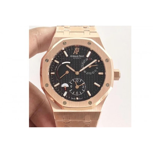 Audemars Piguet Royal Oak 41mm 26120 RG TWA Best Edition Black Dial on RG Bracelet A2329