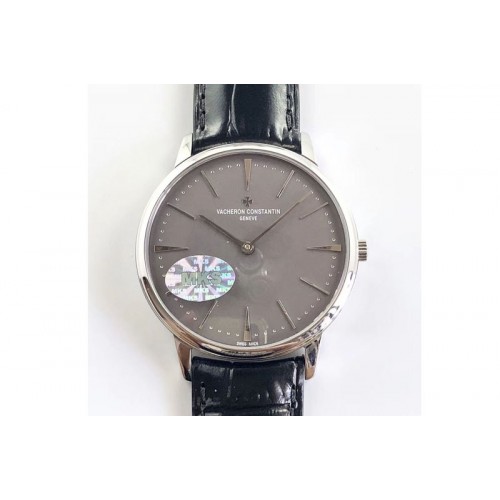Vacheron Constantin Patrimony 81180 SS MKF 1:1 Best Edition Gray dial on Black Leather MIYOTA 9039