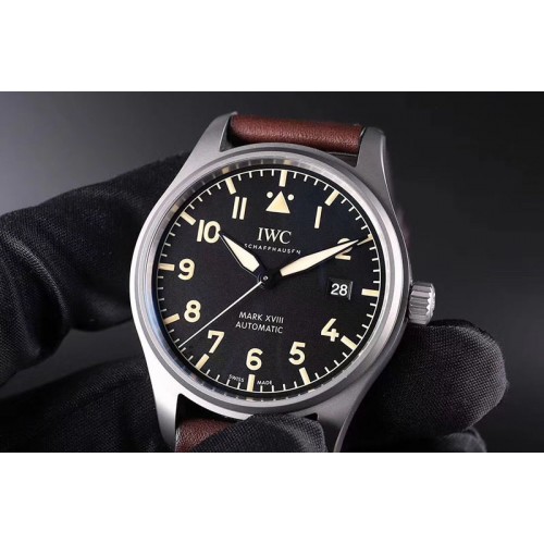 IWC MARK XVIII IW327006 Ti GSF 1:1 Best Edition Brown DIAL ON Brown LEATHER STRAP MIYOTA 9015