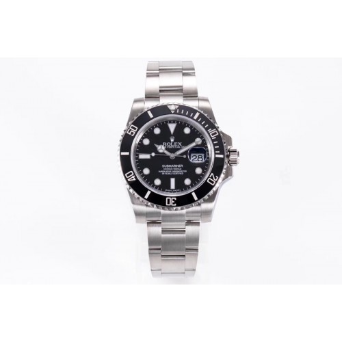 Rolex Submariner 116610 LN Black Ceramic DJF 1:1 Best Edition on SS Bracelet SA3135