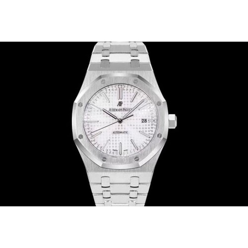 Audemars Piguet Royal Oak 41mm 15400 OMF 1:1 Best Edition White Dial on SS Bracelet A3120