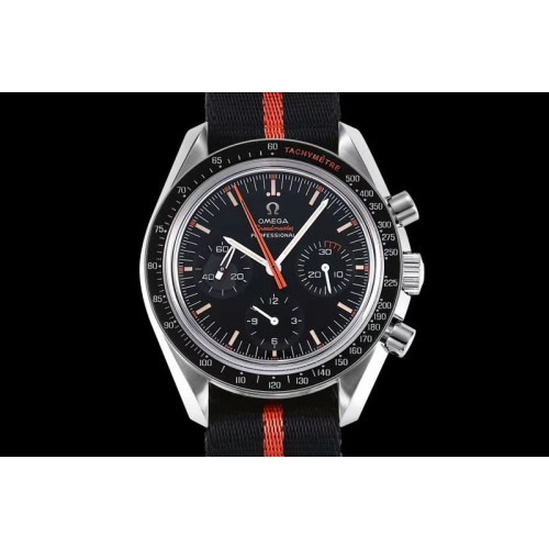 Omega Speedmaster Speedy Tuesday 2 �Ultraman� OMF Best Edition on Nato Strap Manual Winding Chrono Movement