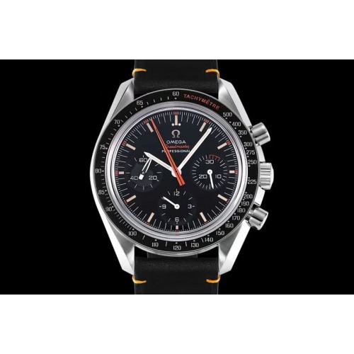 Omega Speedmaster Speedy Tuesday 2 �Ultraman� OMF Best Edition on Leather Strap Manual Winding Chrono Movement