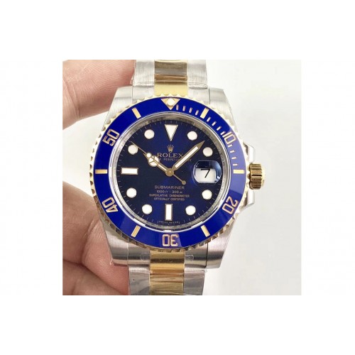 Rolex Submariner 116613 LB Blue Ceramic ARF 1:1 Best Edition 904L SS Case and Bracelet SH3135 V2