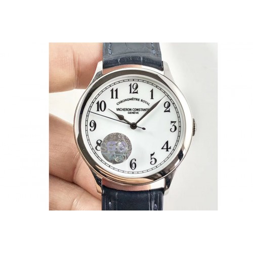 Vacheron Constantin Historiques 86122 SS GSF 1:1 Best Edition White Dial On Blue Croco Leather Strap A2460