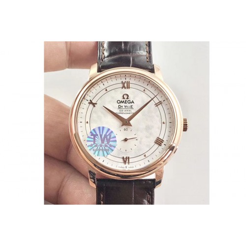 Omega De Ville 424.13.39.20.02 TW Best Edtion RG/LE White Dial Cal.2202