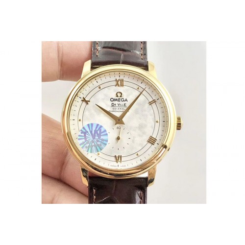 Omega De Ville 424.13.39.20.02 TW Best Edtion YG/LE White Dial Cal.2202