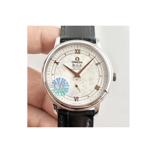 Omega De Ville 424.13.39.20.02 TW Best Edtion SS/LE RG Marker White Dial Cal.2202