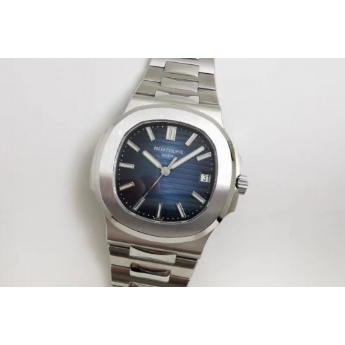 Patek Philippe Nautilus 5711/1A GRF Best Edition Blue Textured Dial on SS Bracelet A324