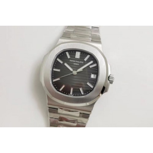 Patek Philippe Nautilus 5711/1A GRF Best Edition Gray Textured Dial on SS Bracelet A324