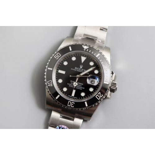 Rolex Submariner 116610 LN Black Ceramic 904L HM 1:1 Best Edition on SS Bracelet A3135 Rolex Submariner 116610 LN Black Ceramic 904L HM 1:1 Best Edition on SS Bracelet A3135