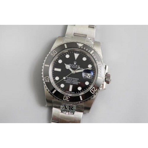 Rolex Submariner 116610 LN Black Ceramic ARF 1:1 Best Edition 904L SS Case and Bracelet A2824 V3