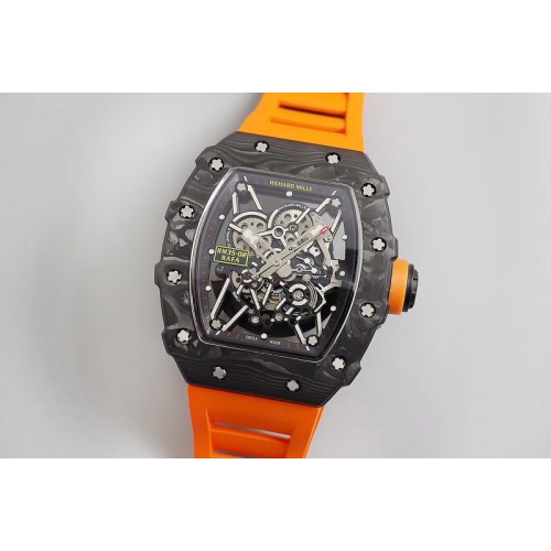 Richard Mille RM035-02 KVF Best Edition Skeleton Dial Orange on Orange Rubber Strap MIYOTA8215 V3 Richard Mille RM035-02 KVF Best Edition Skeleton Dial Orange on Orange Rubber Strap MIYOTA8215 V3