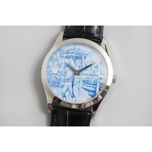 Patek Philippe Calatrava Azulejos 5089G-062 SS/LE Automatic Movement