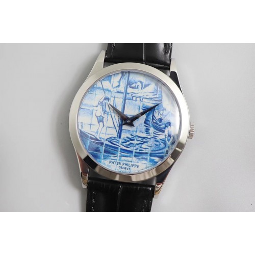 Patek Philippe Calatrava Azulejos 5089G-061 SS/LE Automatic Movement