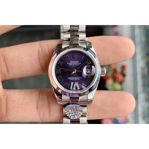 Ladies Rolex Datejust 28mm 279174 WF Best Edtion SS Blue Dial on SS Oyster Bracelet Eta2671