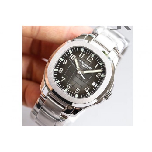 Patek Philippe Aquanaut 5167 SS 3KF Best Edition Gray Dial on SS Bracelet A324 Super Clone