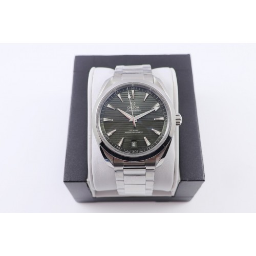 Omega Aqua Terra 150M Master Chronometers VSF 1:1 Best Edition Green Dial on SS Bracelet A8900 Super Clone Omega Aqua Terra 150M Master Chronometers VSF 1:1 Best Edition Green Dial on SS Bracelet A8900 Super Clone
