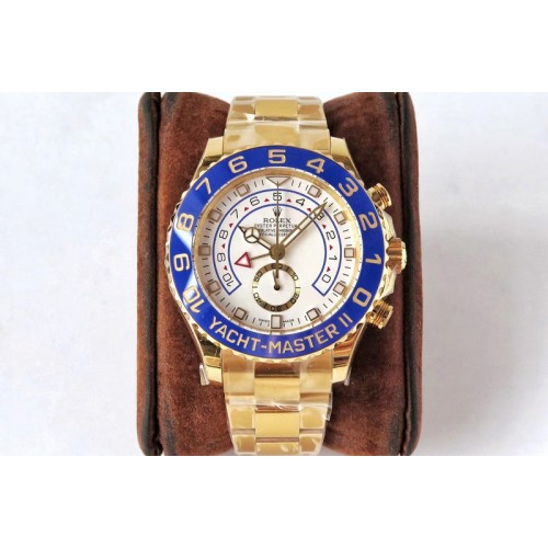 Rolex YachtMaster II 116685 RG Blue Ceramic VRF 1:1 Best Edition on RG Bracelet A7750