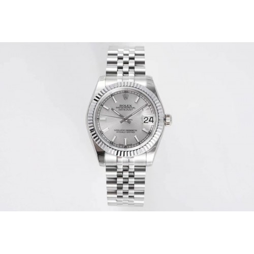 Rolex Datejust 31mm 178274 SS GSF Best Edition Silver Stick Markers Dial on SS Jubilee Bracelet SEIKO NH05A