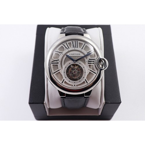 Cartier Ballon Bleu W6920021 Flying Tourbillon BBR Best Edtion SS/LE  Grey Dial Cal.9452MC