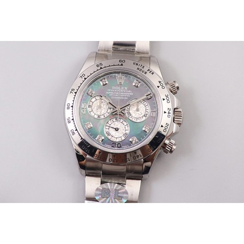 Rolex Daytona 116509 SS BLF Best Edition Gay MOP Dial on SS Bracelet A4130
