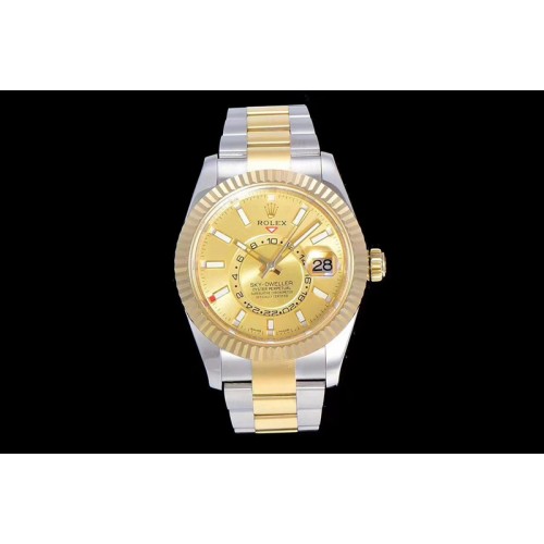 Rolex Skydweller SS/YG TWF Best Edition YG Dial on SS/YG Bracelet A23J