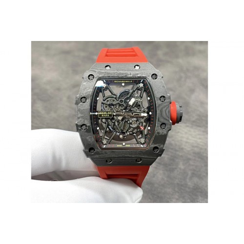 Richard Mille RM035-02 KVF Best Edition Skeleton Dial Red on Red Rubber Strap MIYOTA8215 V3