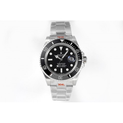 Rolex Submariner 41mm 126610 LN Black Ceramic EWF Black Dial on SS Bracelet A3235