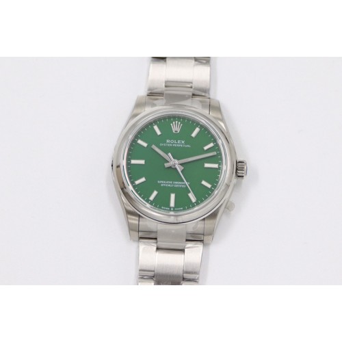 Rolex Oyster Perpetual 31mm 277200 EWF Best Edition Green Dial on SS Bracelet 6T15