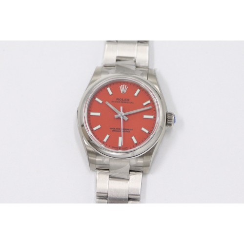 Rolex Oyster Perpetual 31mm 277200 EWF Best Edition Red Dial on SS Bracelet 6T15