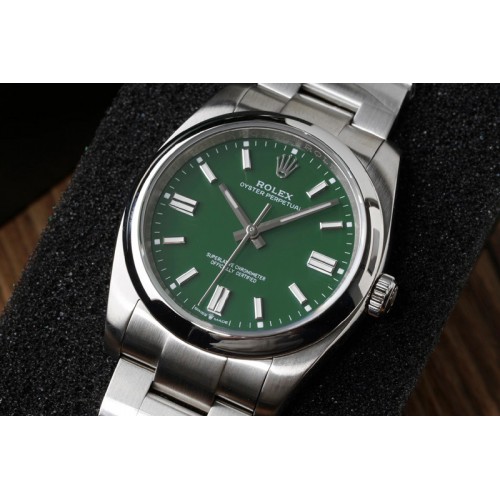 Rolex Oyster Perpetual 126000 36mm KRF 1:1 Best Edition 904L Steel Green Dial A2824
