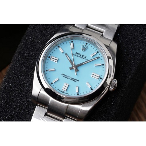 Rolex Oyster Perpetual 126000 36mm KRF 1:1 Best Edition 904L Steel Tiffany Blue Dial A2824