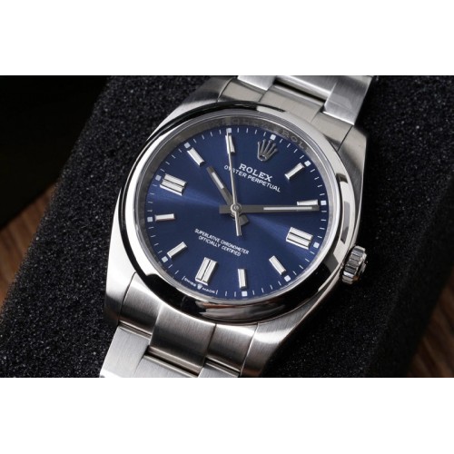 Rolex Oyster Perpetual 126000 36mm KRF 1:1 Best Edition 904L Steel Blue Dial A2824