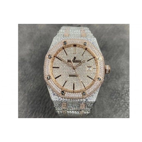 Audemars Piguet Royal Oak 41mm 15400 SS/RG Diamond TZF AP Calibre 3120