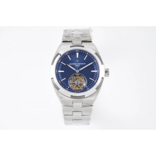 Vacheron Constantin Traditionnelle Tourbillon SS EURF Best Edition Blue Dial on SS Bracelet