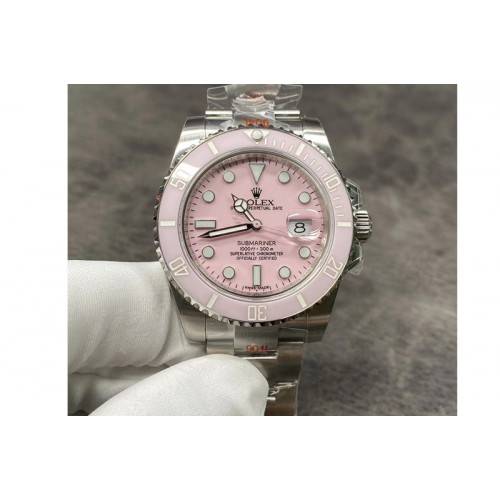 Rolex Submariner 116610 GMF Best Edtion Pink Dial A2836 Rolex Submariner 116610 GMF Best Edtion Pink Dial A2836