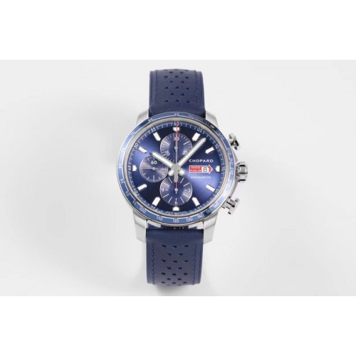 Chopard Mille Miglia 168571 SS V7F 1:1 Best Edition Blue Dial on Blue Rubber Strap A7750